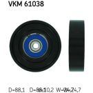 SKF Umlenk-/Führungsrolle, Keilrippenriemen VKM 61038