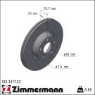 Zimmermann Bremsscheibe SPORT Z 100.3317.52