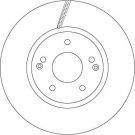 TRW Bremsscheibe DF6804