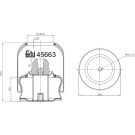 FEBI BILSTEIN 45663 Federbalg, Luftfederung