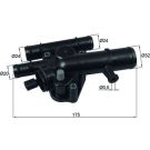 Mahle Thermostat, Kühlmittel BEHR TI 243 89