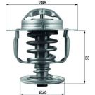 Mahle Thermostat, Kühlmittel BEHR TX 110 82D