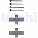 Delphi Zubehörsatz, Scheibenbremsbelag LX0006