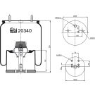 FEBI BILSTEIN 20340 Federbalg, Luftfederung