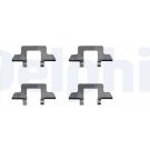 Delphi Zubehörsatz, Scheibenbremsbelag LX0341