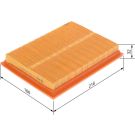 BOSCH 1 457 433 593 Luftfilter