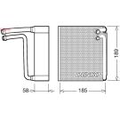 Verdampfer, Klimaanlage DEV09025 Verdampfer, Klimaanlage DEV09025