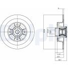 Bremsscheibe BG9028RS Bremsscheibe BG9028RS