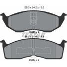 Bremsbelagsatz, Scheibenbremse 2304301 Bremsbelagsatz, Scheibenbremse 2304301