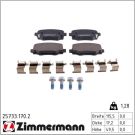 Zimmermann Bremsbelagsatz, Scheibenbremse 25733.170.2