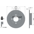 Textar Bremsscheibe PRO 92117103