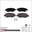 Zimmermann Bremsbelagsatz, Scheibenbremse 23434.185.1