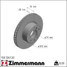 Bremsscheibe 150.1261.20 Bremsscheibe 150.1261.20