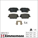 Zimmermann Bremsbelagsatz, Scheibenbremse 22876.165.2