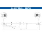 Bremsschlauch 24.5237-0341.3 Bremsschlauch 24.5237-0341.3