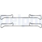 Delphi Zubehörsatz, Scheibenbremsbelag LX0436