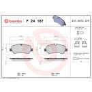 Brembo Bremsbelagsatz, Scheibenbremse PRIME LINE P 24 187