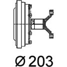Kupplung, Kühlerlüfter CFC 102 000P Kupplung, Kühlerlüfter CFC 102 000P