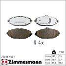 Bremsbelagsatz, Scheibenbremse 22076.990.1 Bremsbelagsatz, Scheibenbremse 22076.990.1