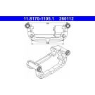 ATE Halter, Bremssattel 11.8170-1105.1