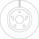 TRW Bremsscheibe DF6675