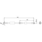 Metzger Bremsschlauch 4112536