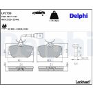 Delphi Bremsbelagsatz, Scheibenbremse LP1733