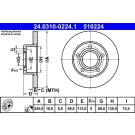 Bremsscheibe 24.0310-0224.1
