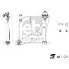 FEBI BILSTEIN 181129 Querlenker, Lenker, Radaufhängung FEBI BILSTEIN 181129 Querlenker, Lenker, Radaufhängung