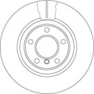 Bremsscheibe DF6616S