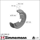 Zimmermann Bremstrommel Coat Z 430.1780.20