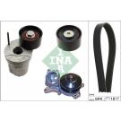 INA Wasserpumpe + Keilrippenriemensatz 529 0370 30