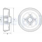 Delphi Bremstrommel BFR496