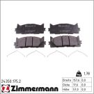 Zimmermann Bremsbelagsatz, Scheibenbremse 24350.175.2