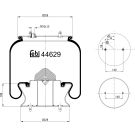 FEBI BILSTEIN 44629 Federbalg, Luftfederung FEBI BILSTEIN 44629 Federbalg, Luftfederung