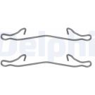 Delphi Zubehörsatz, Scheibenbremsbelag LX0088