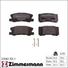 Zimmermann Bremsbelagsatz, Scheibenbremse 23582.155.1