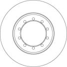 TRW Bremsscheibe DF6711