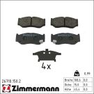 Zimmermann Bremsbelagsatz, Scheibenbremse 26710.150.2