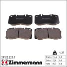 Zimmermann Bremsbelagsatz, Scheibenbremse 29122.220.1