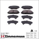 Zimmermann Bremsbelagsatz, Scheibenbremse 24347.180.1