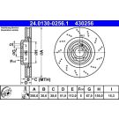 Bremsscheibe 24.0130-0256.1