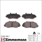 Zimmermann Bremsbelagsatz, Scheibenbremse 23302.180.1
