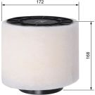 BOSCH F 026 400 334 Luftfilter