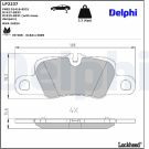 Delphi Bremsbelagsatz, Scheibenbremse LP2237