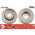 Bremsscheibe TRW SINGLE DF4308S