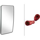 Hella 2 x HELLA Spiegelglas, Außenspiegel 9MX 563 468-002