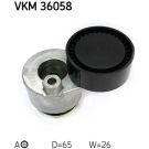 SKF Spannrolle, Keilrippenriemen VKM 36058