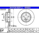 Bremsscheibe 24.0124-0251.2 Bremsscheibe 24.0124-0251.2