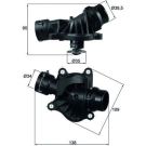 Mahle Thermostat, Kühlmittel BEHR TI 234 88